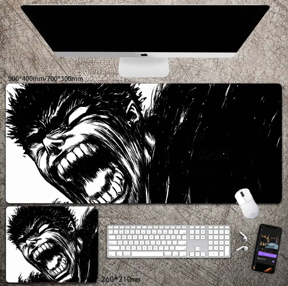 Коврики для мыши 90x40 см