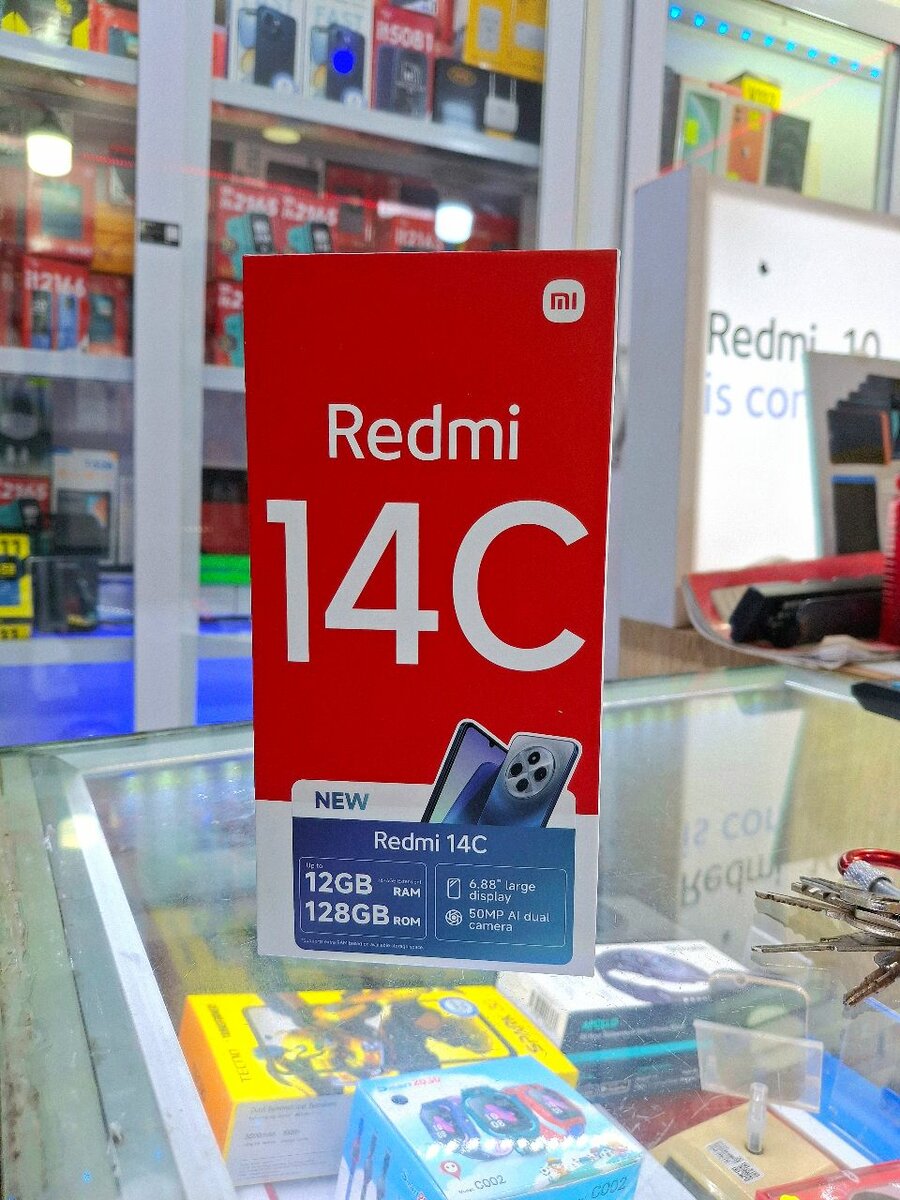 NEW REDMI MI 14C || 6+6(128GB RAM + 128GB ROM)