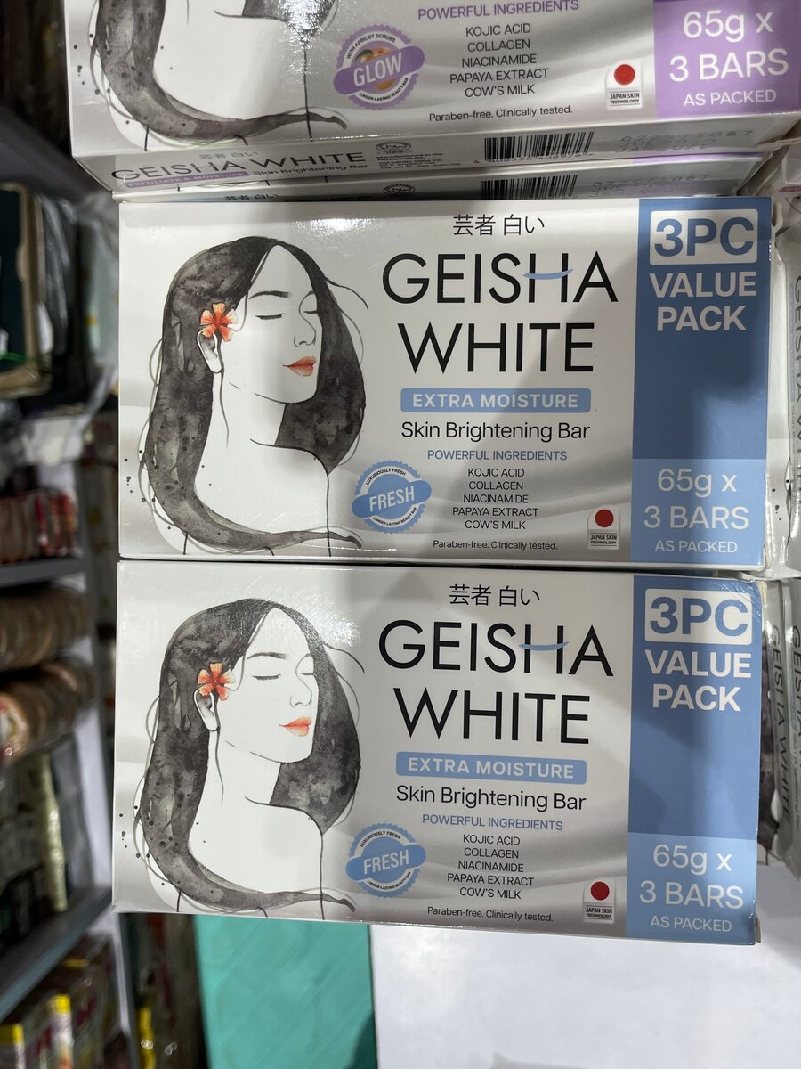 SAVON GEISHA WHITE FRESH X3