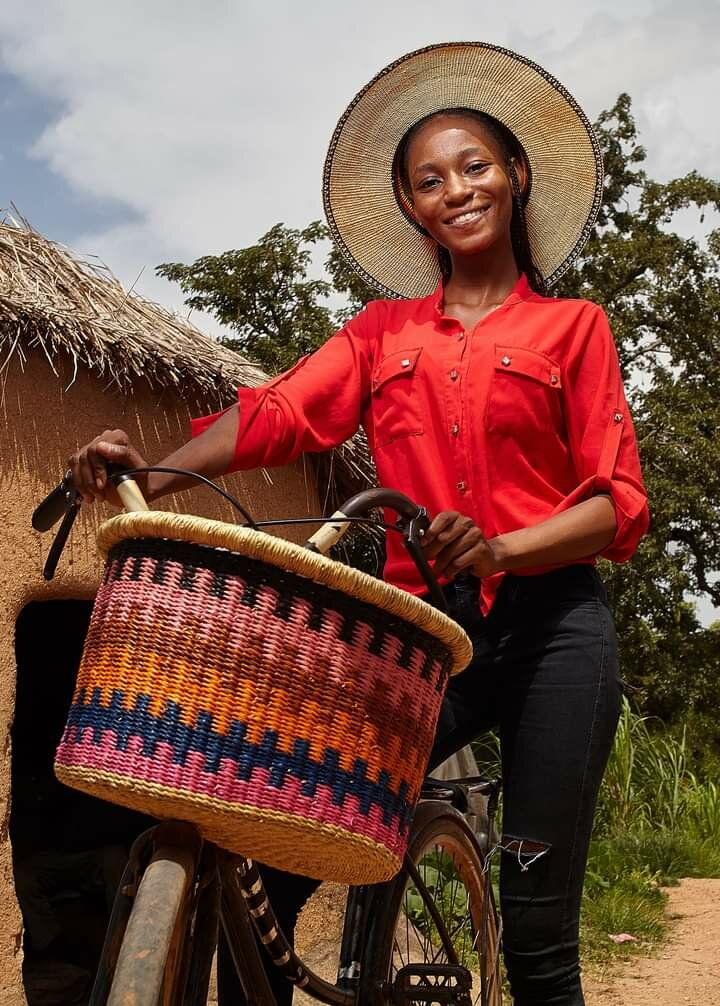 Bolga Baskets for bicycle