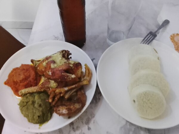 Repas savoureux poulet frit