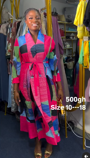 Women's Long Pink dress