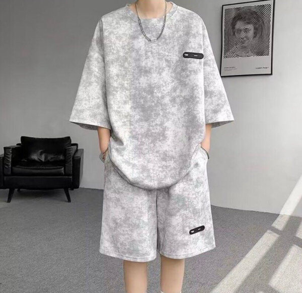 Ensemble décontracté gris