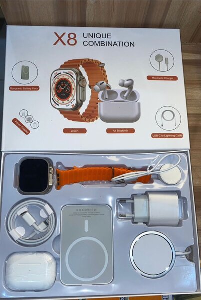 Montre connectée X8 avec écouteurs