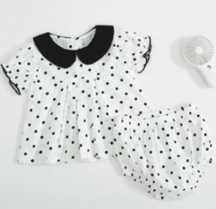 Baby Girls Clothes Set New Flower T-Shirt Shorts Summer Newborn Baby Girls Clothes Infant Baby Girls Clothing Suit ( Fabric Linen) ( Size 03 Month To 3 Yrs)