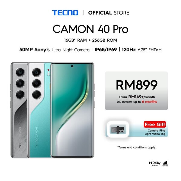Tecno Camon 40 Pro 256GB