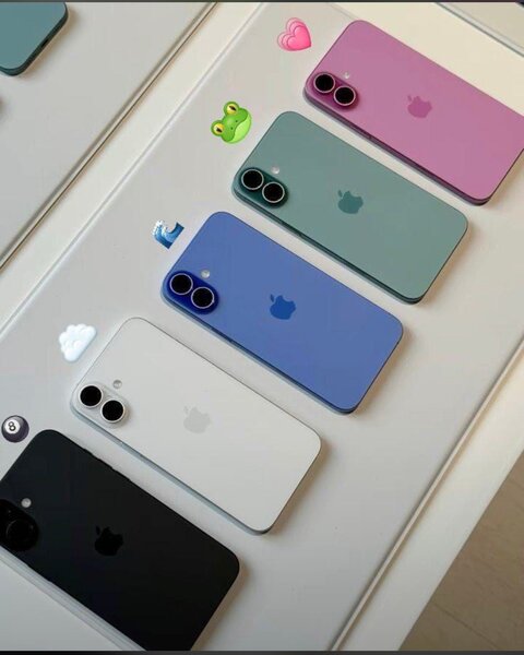 iPhone 16 couleurs diverses