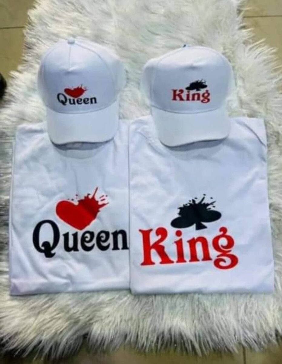 Ensemble T-shirt et Casquette Couple