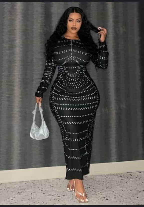 Nice outing long dress