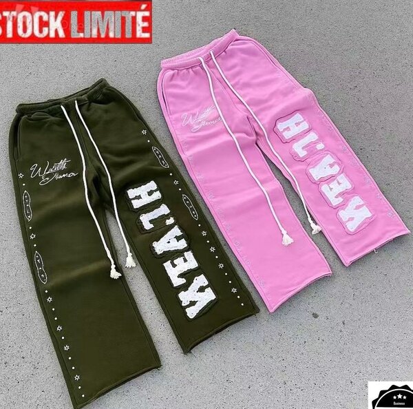 Jogging tendance avec slogans