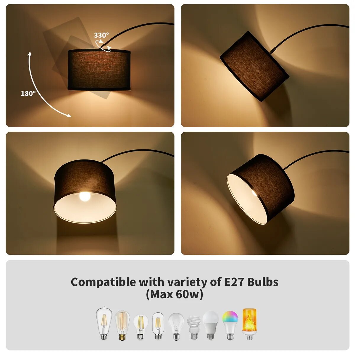 LAMPADAIRE DE SALON STYLE PÊCHE