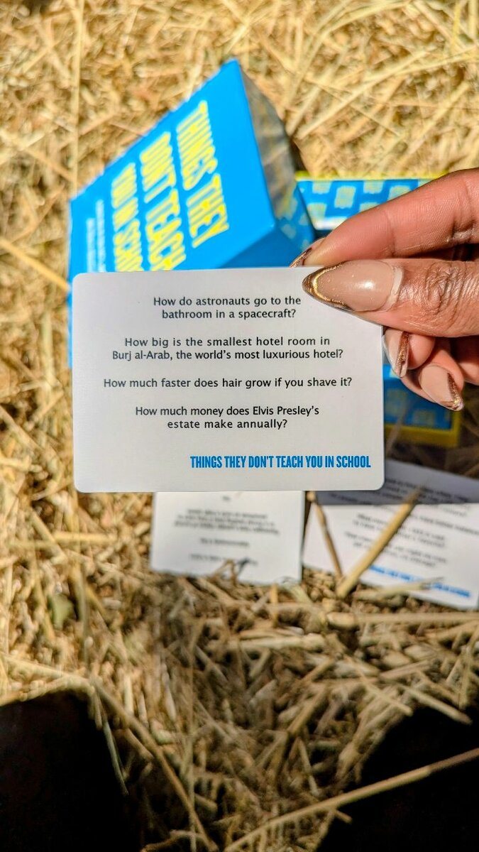 Things they don't teach you in school