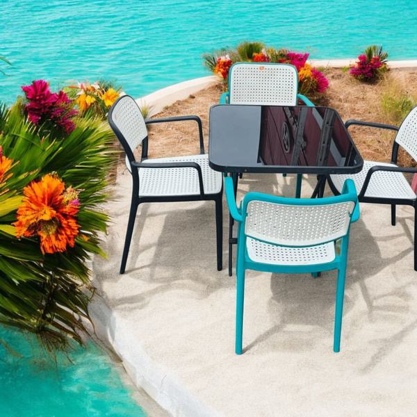 Ensemble de jardin moderne