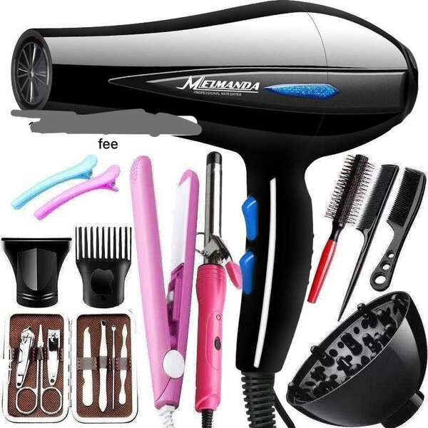 Hair dryer and accessories set
