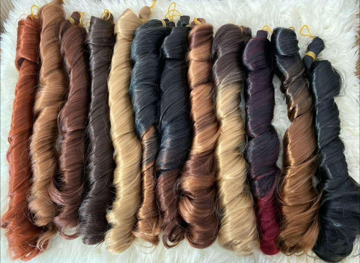 Mèches curly disponibles