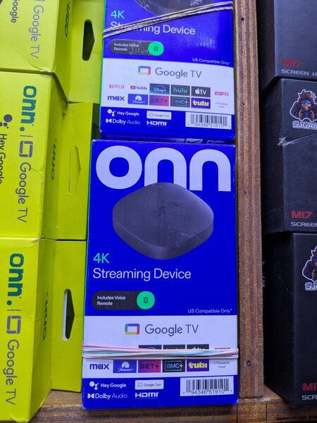 Boîtier TV 4K Onn Google