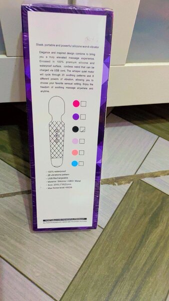 Stimulateur silicone vibrant silencieux