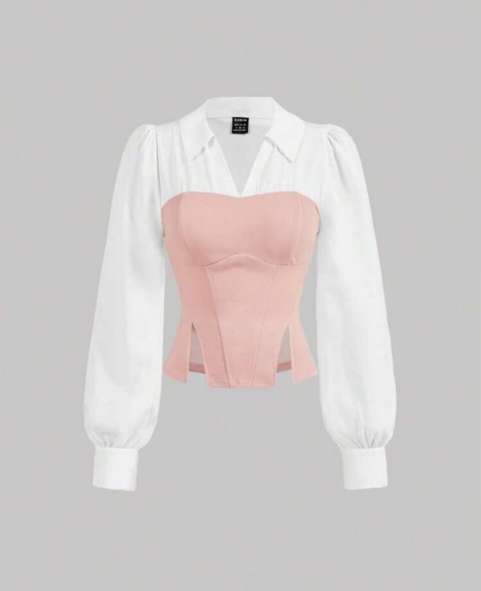 Chemisier avec Corset Chic