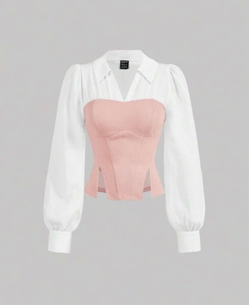 Chemisier avec Corset Chic