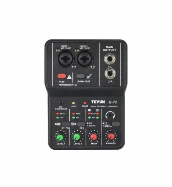 TEYUN Q-12 Carte Son Enregistrement