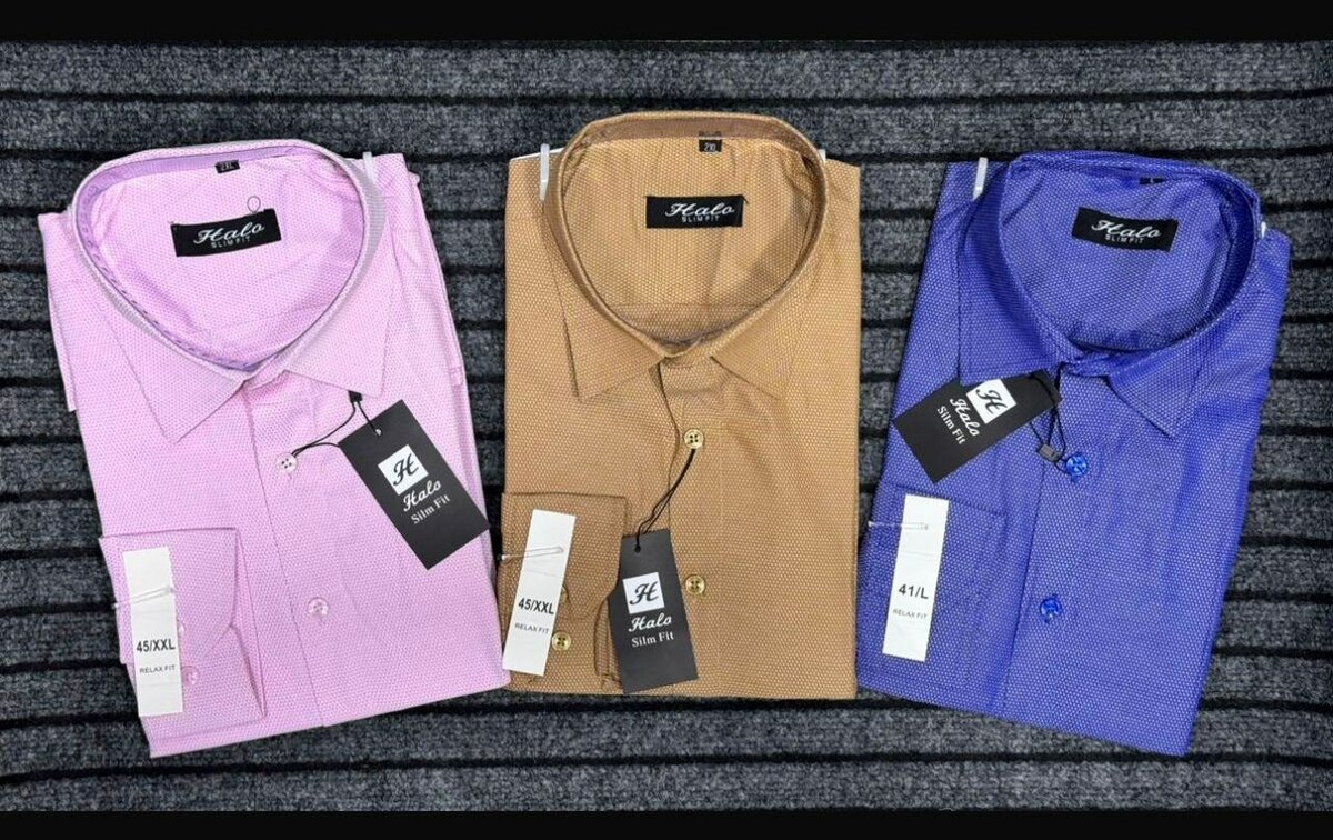 Chemise Classique Homme Colorée
