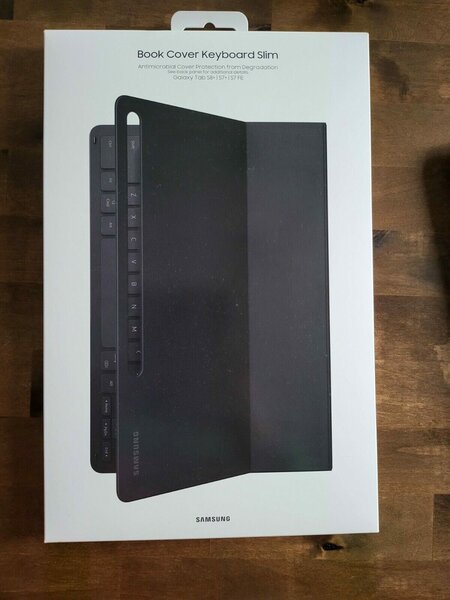 Book Cover Keyboard Slim Galaxy Tab S9+ S9+5G S9FE+ S9FE5G