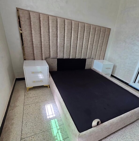 Lit plateforme design luxe