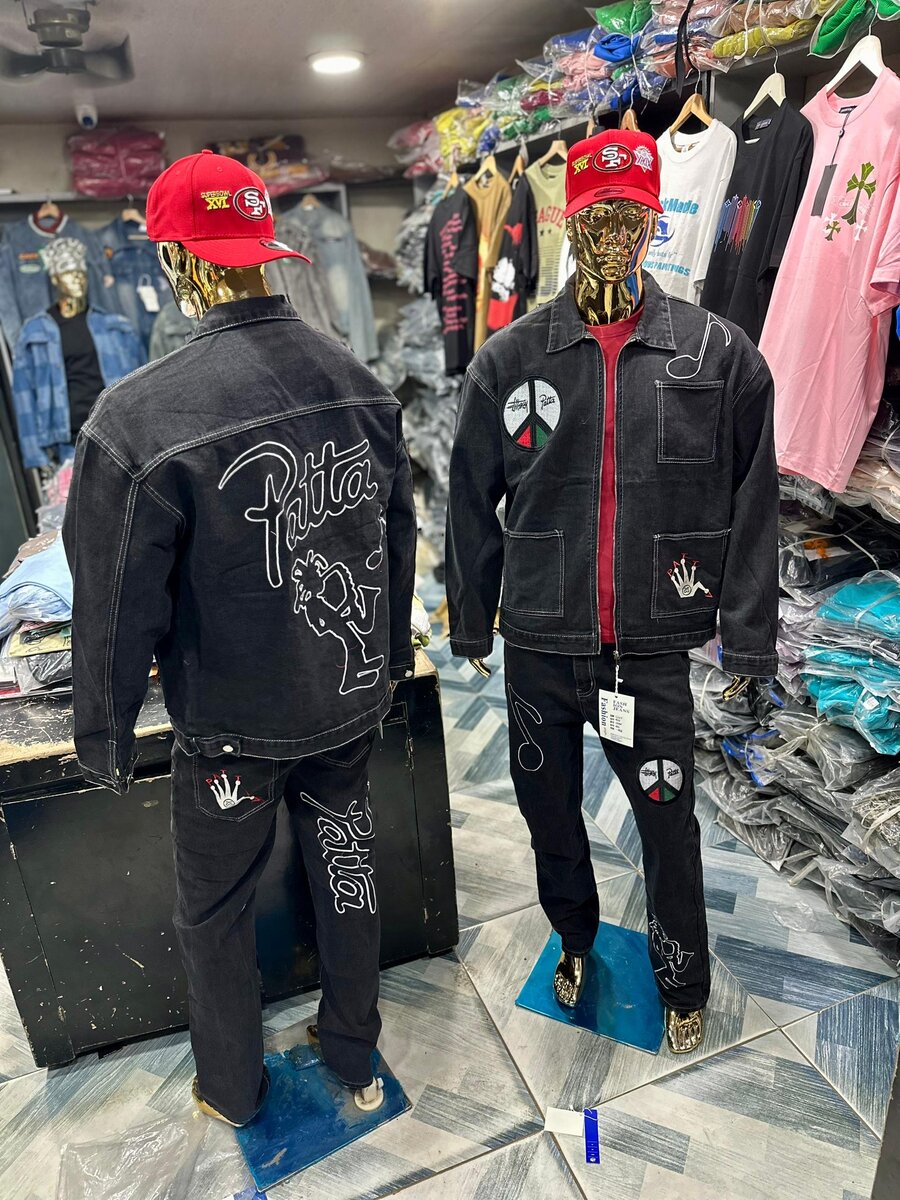 Ensemble denim tendance homme