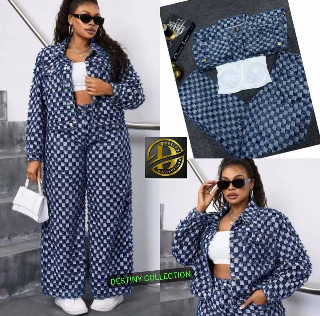 Ensemble Femme Tartan Chic