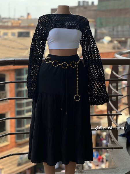 Ensemble Élégant Crochet Femme