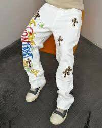 Pantalon blanc graffiti homme