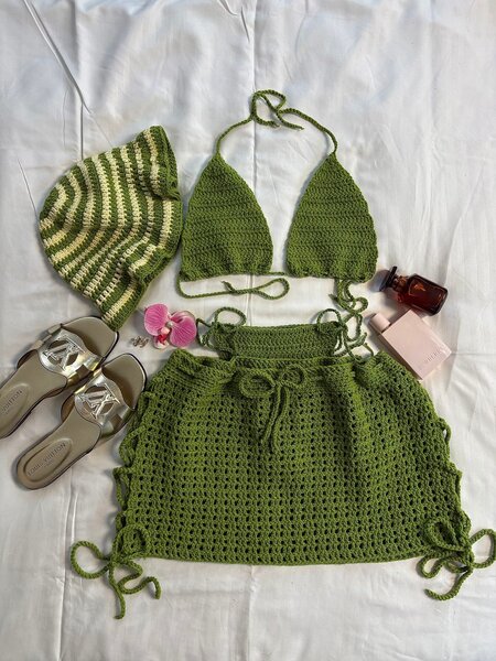 Ensemble de plage en crochet