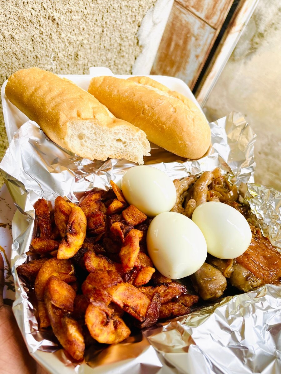 Alloco œuf patte 2 poulet pain