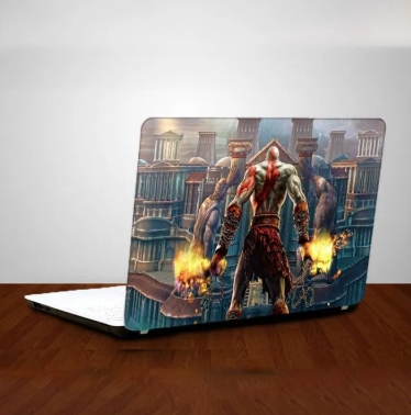 God Of War Laptop Back Skin Sticker-Laptop Back Skin-Laptop Skin Vinyl Sticker Decal, 14.6 15 15.4 15.6 inch Laptop Skin Sticker Cover For All Laptops