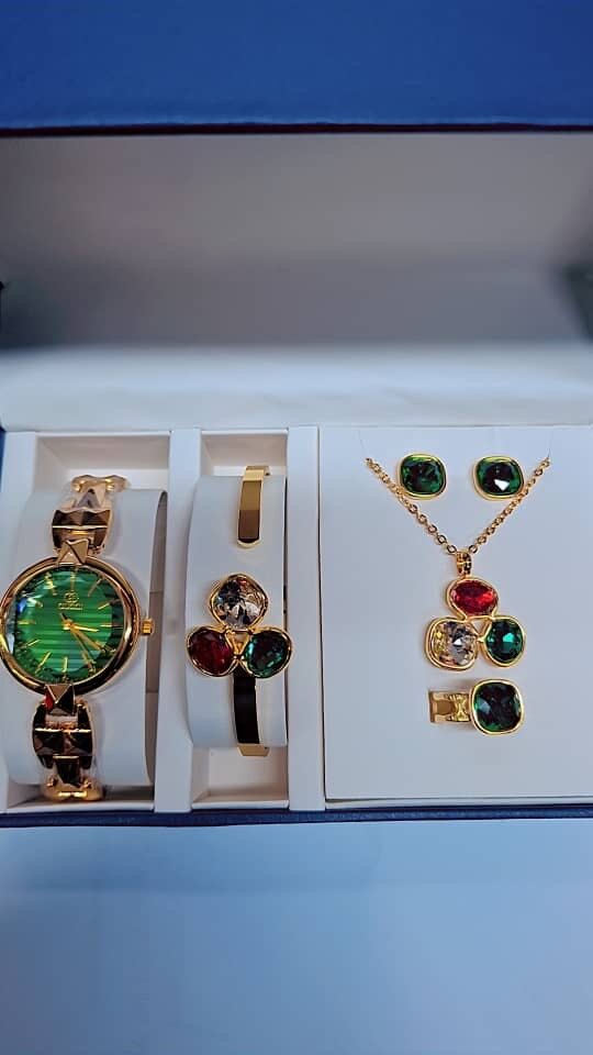Elegant Watch and Jewelry Set