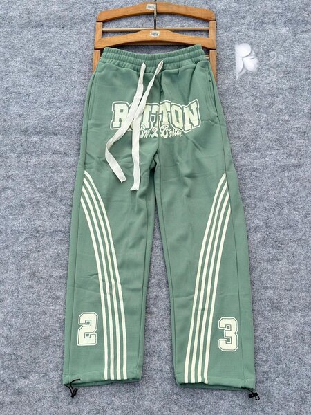 Pantalon sport vert unisexe