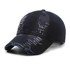 Casquette décontractée déchirée