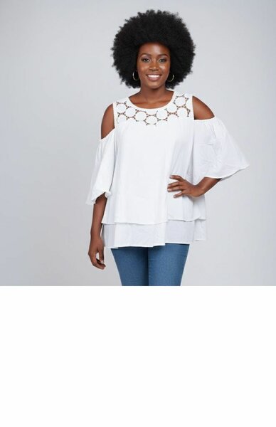 Blouse femme épaules dénudées