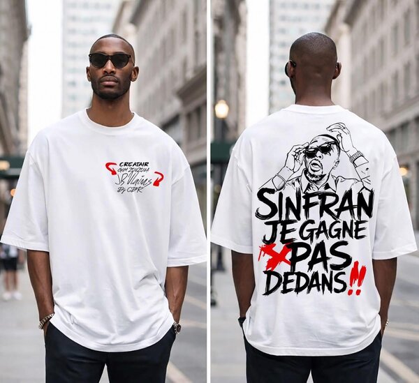 T-shirt graphique streetwear