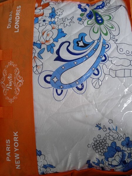 Couvre-lit floral en coton