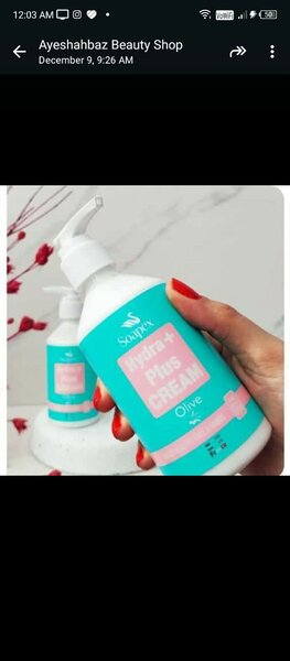 Cream in pump
