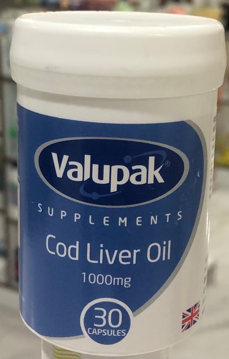 VALUPAK COD LIVER OIL 1000MG
