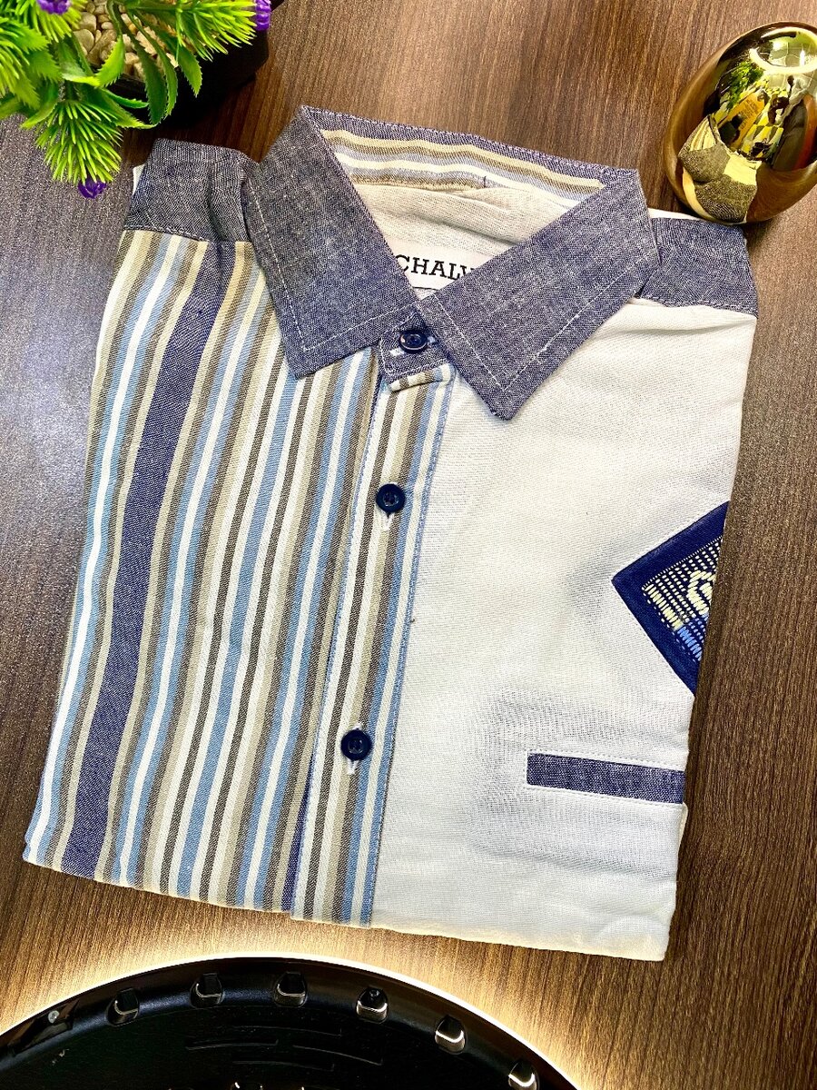 Chemises Homme Élégantes à Rayures