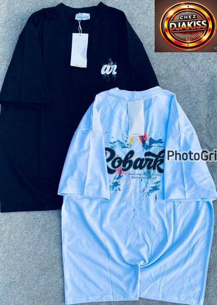 Lot de deux T-shirts homme tendance