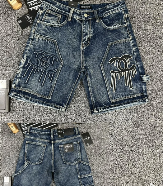 Short en jean décontracté