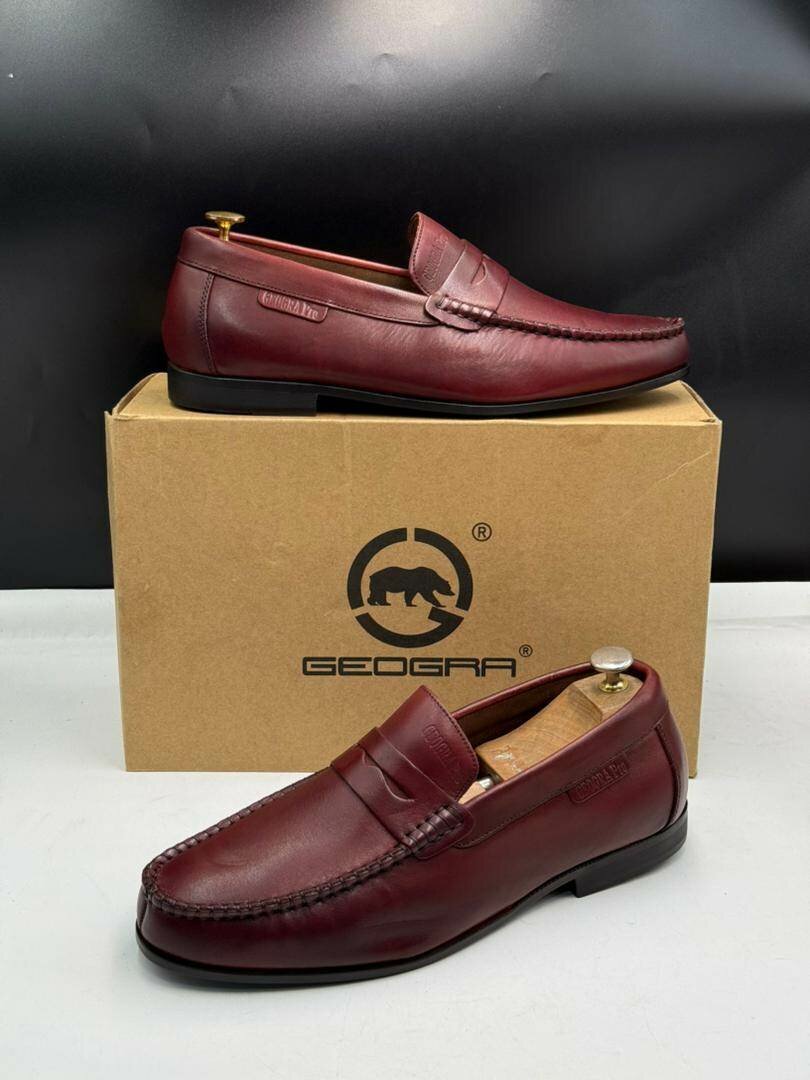 Chaussures Homme GEOGRA Cuir Marron