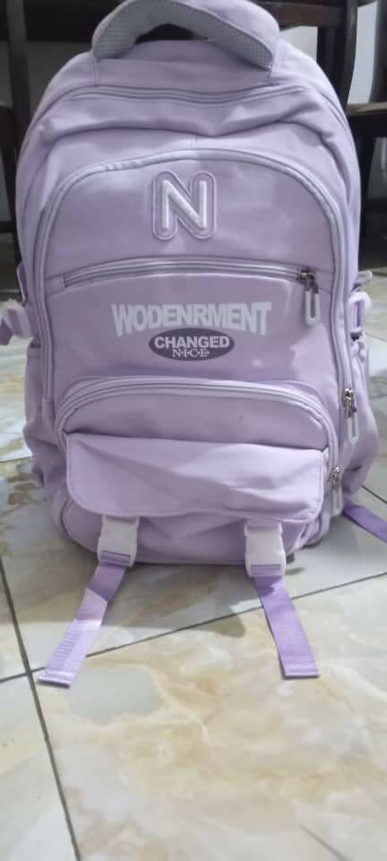 Sac à dos couleur lavande