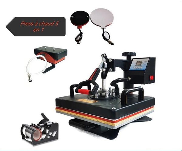 Presse à chaud 5 en 1