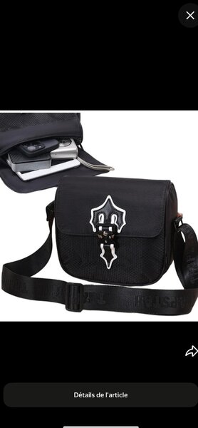 Sacoche bandoulière noir élégante