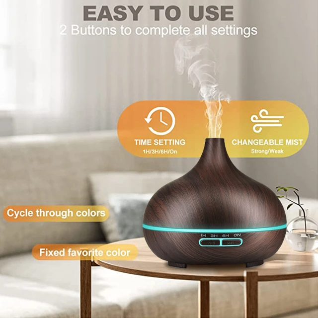 550ml Aroma Diffuser +Essential oil